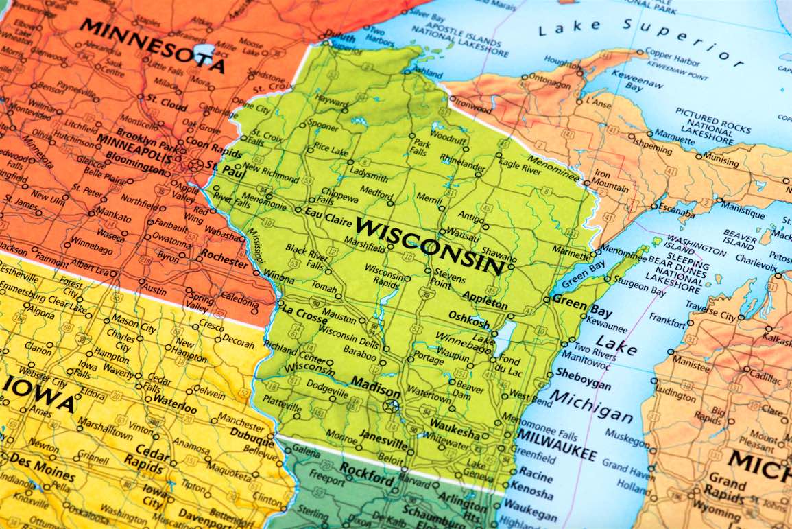 Market Research in Wisconsin Map Market Research in Wisconsin Map