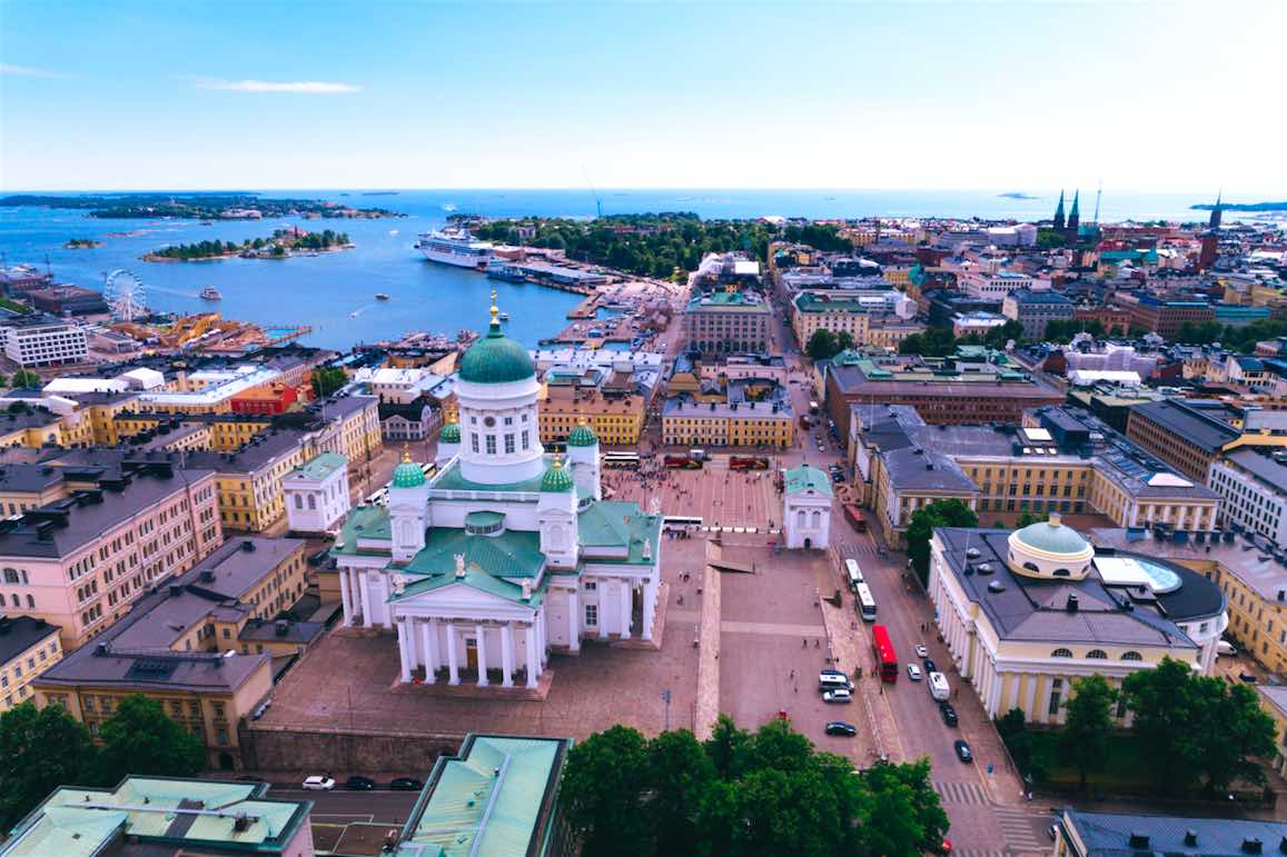 Market Research in Downtown Helsinki