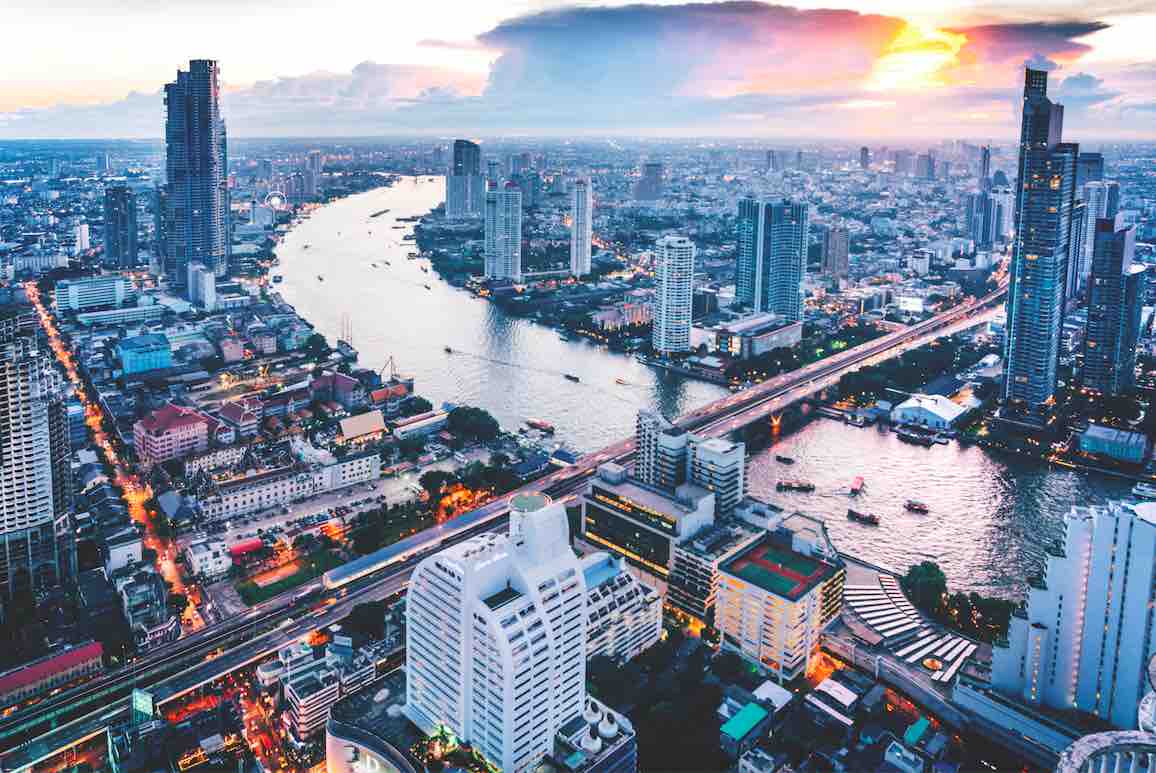Market Research in Central Bangkok Thailand South East Asia