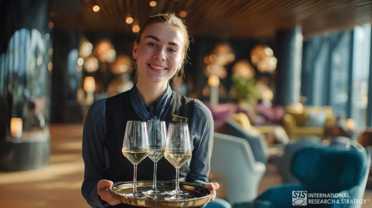 Pesquisa de mercado de hospitalidade com pagamentos instantâneos de gorjetas