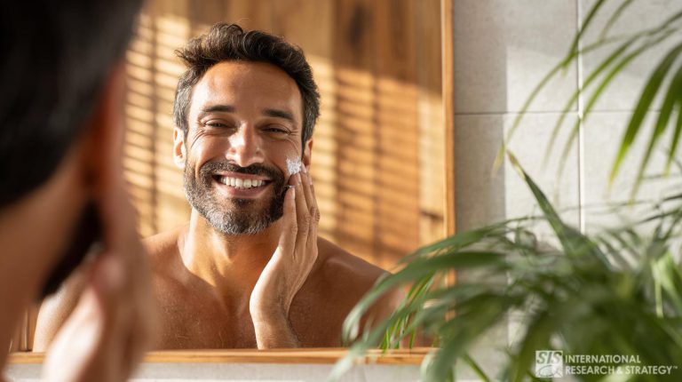 Pesquisa de mercado de cuidados com a pele masculina