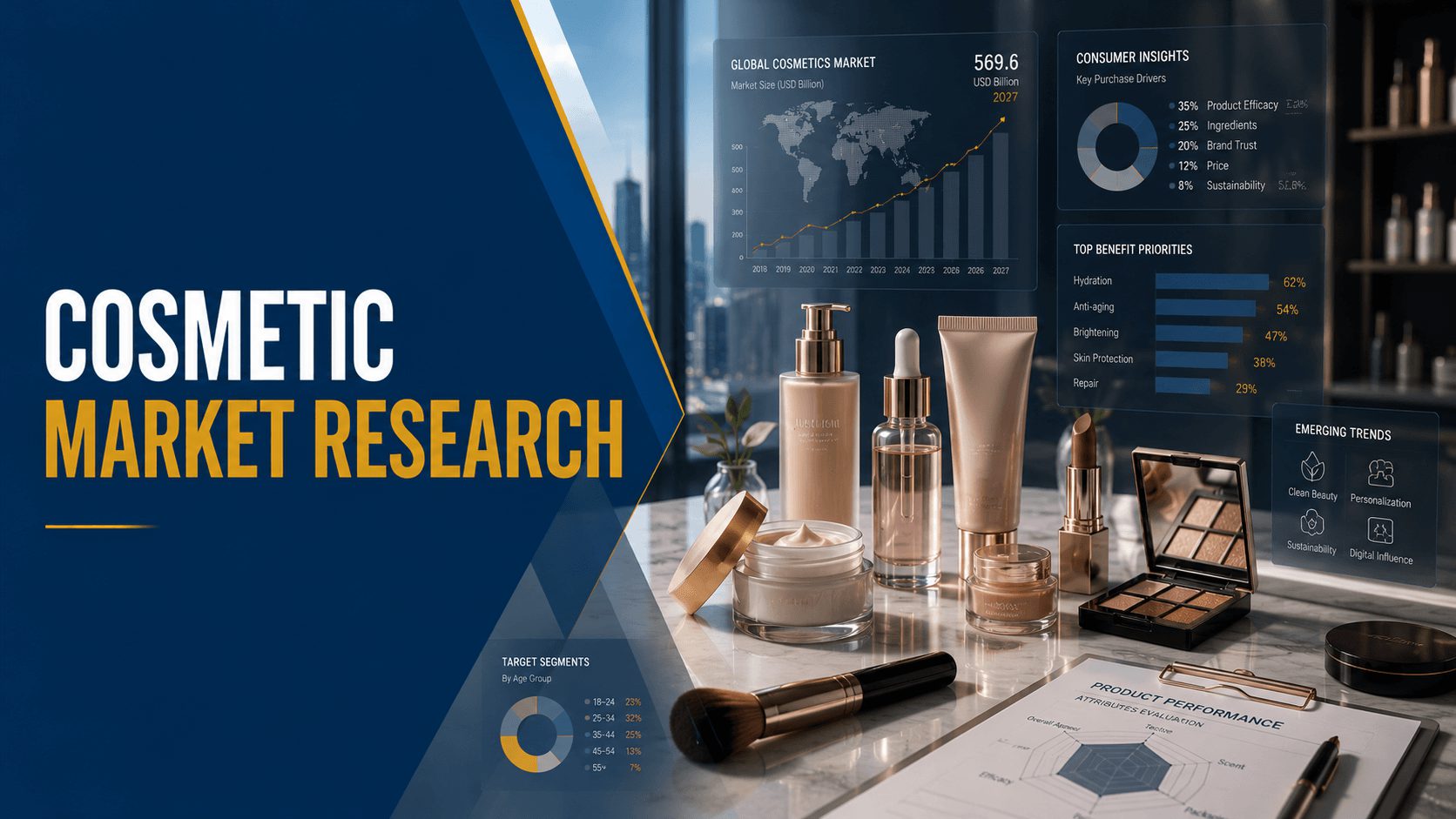 Cosmetic market research Études de marché et stratégie internationales SIS