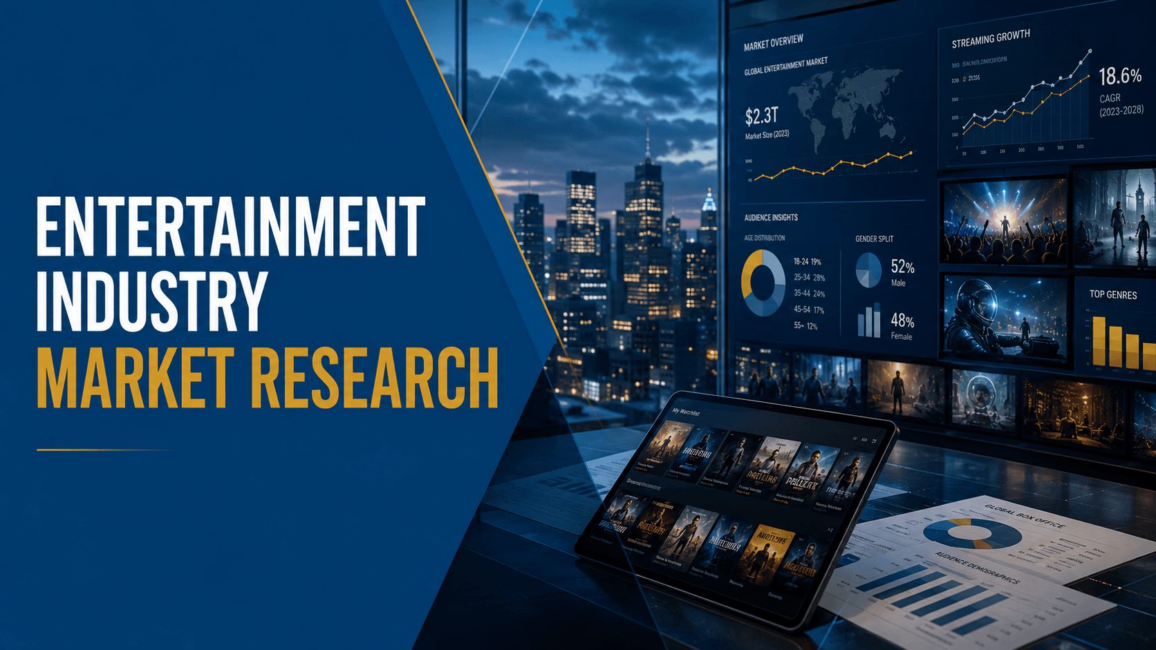 Entertainment industry market reserach Études de marché et stratégie internationales SIS